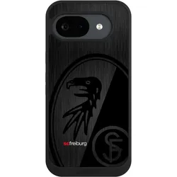 Nivocase Handyhülle für Google Pixel 10a Hülle NIVOpure Case Schwarz Metallic Look Offizielles (Google Pixel 10a), Smartphone Hülle, Silber, Schwarz