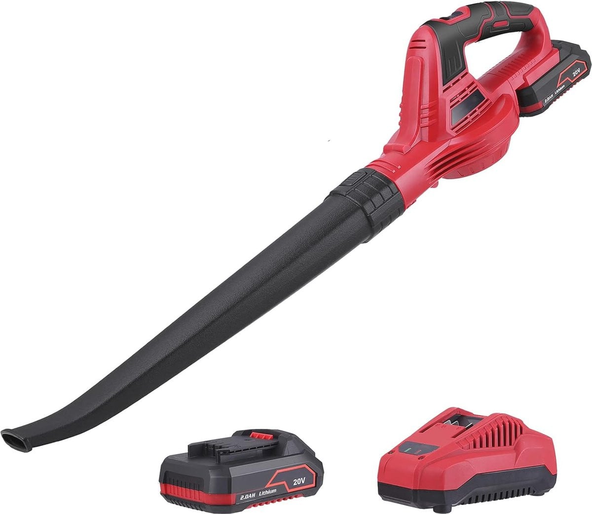 Rode draadloze accubladblazer 20V lithium-ion voor tuinonderhoud