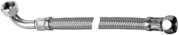 Schell Tuyau flexible Clean-Fix S Schell mm, desserré, angle G 3/8 IT, écrou-union G 3/8 IT, chromé