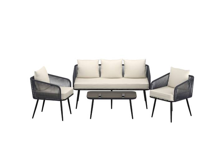 Lounge ROCCA hellgrau/beige