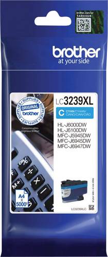 Brother Druckerpatrone LC-3239XLC Original Cyan LC3239XLC