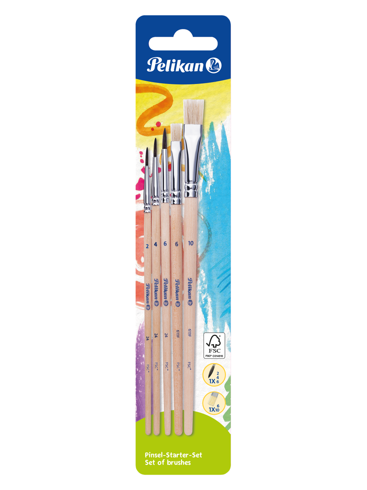 Pelikan Pinsel Starter-Set PI/5/B