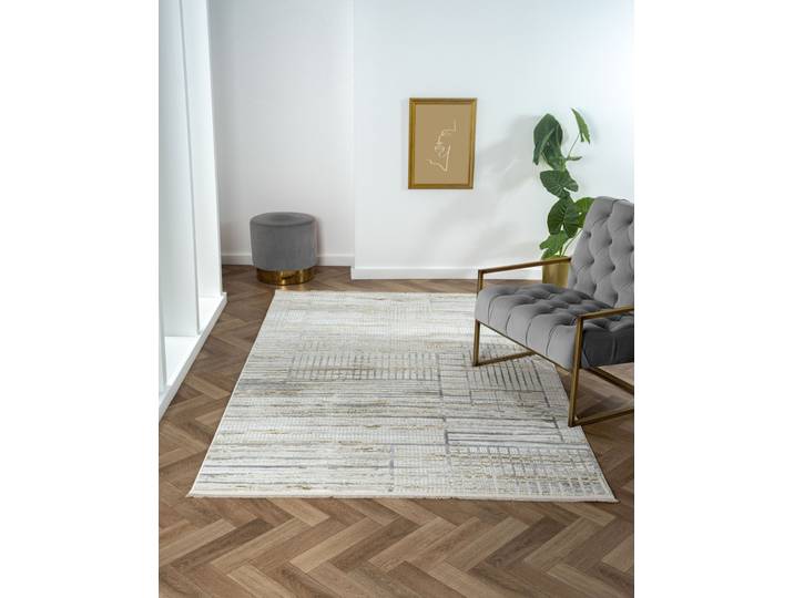 Teppich My Love, LAGERRÄUMUNG , beige (creme, hellgrau, weiß), B:160cm H:10mm L:230cm, Polyester, MYFLAIR MÖBEL & ACCESSOIRES, Teppiche, Teppich, Kurzflor, modernes Design, besonders weich, auch in rund erhältlich