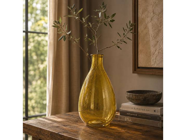 Vase Padada Typ B Ø 18cm Gelb