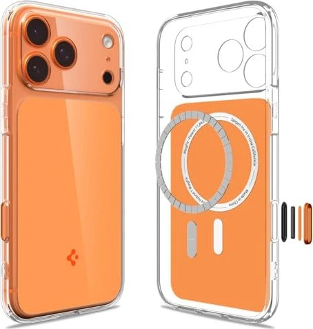 Spigen Ultra Hybrid T MagSafe Glossy Orange iPhone 17 Pro