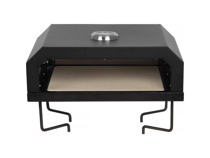 Habitat Garten Holzkohlengrill pizzello Schwarz, Metall, 35x28x40 cm, Grills, Holzkohlegriller