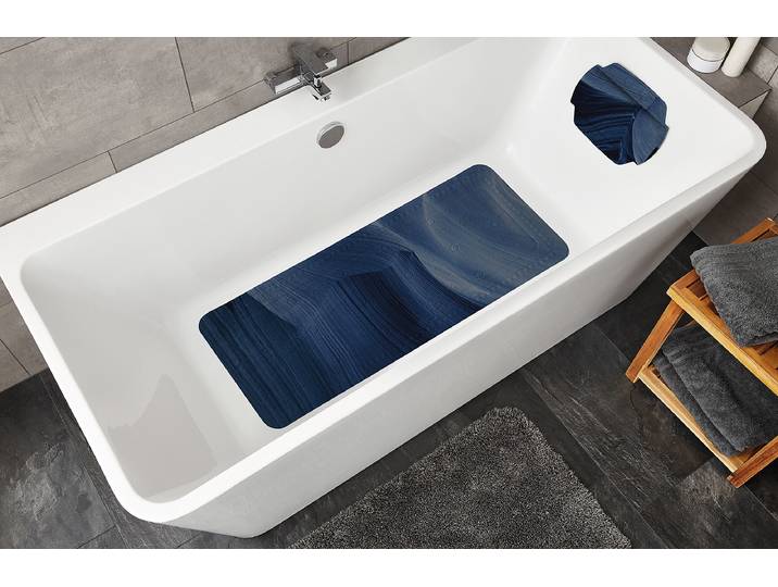 Wanneneinlage Mystic PVC Polyvinylchlorid Blau 36 x 0 x 92cm