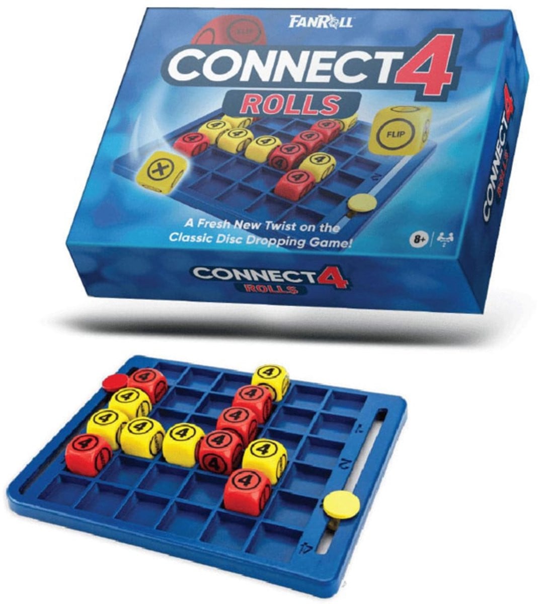 FanRoll Hasbro Connect 4 Rolls en accessoires dobbelspel