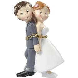 Hobby Fun, Miniaturen, Mini-Figur Hochzeitspaar in Ketten 8 cm