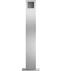 Hager modular Standsäulen 1/1 Edelstahl matt