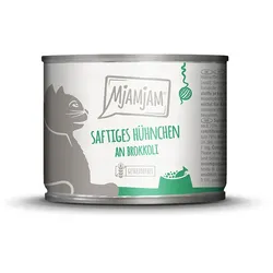 MjAMjAM Katze Sparpaket 12x200g  saftiges Hühnchen mit Brokkoli