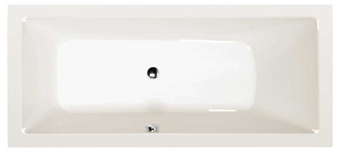 Polysan MIMOA Rechteckwanne 170x80x39cm, ivory