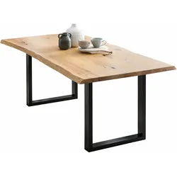 SalesFever »Orka« Baumkante Esstisch Eiche 160x90cm