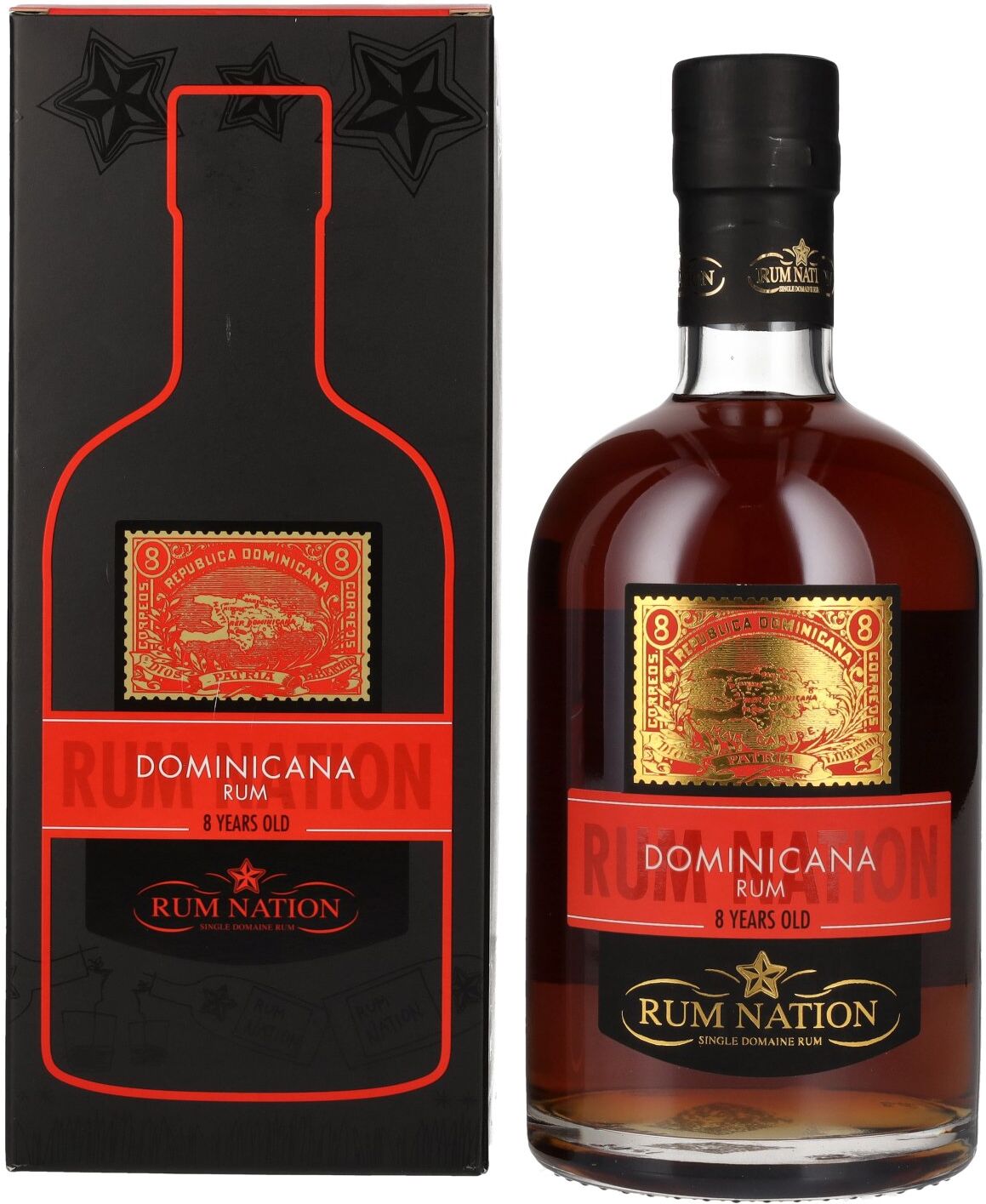 Rum Nation Dominicana 8 Years Old Limited Edition 40,9% Vol. 0,7l in Geschenkbox