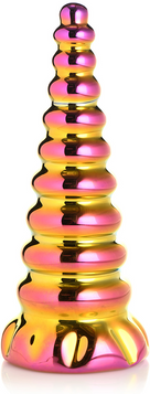Creature Cocks by XR Brands Twilight - Gode en Verre Rainbow - 16 cm