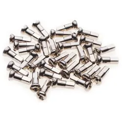 DT SWISS Speichennippel Messing PRO HEAD 2 mm | 12 mm silber