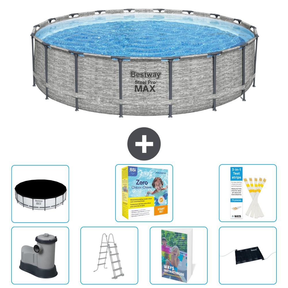 Bestway Steel Pro MAX Rund - 549x122 cm - 6-teilig S582