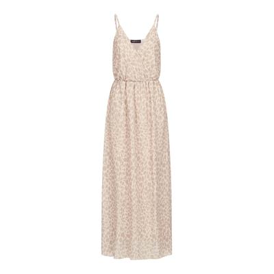 A-Linien-Kleid CLOUD 5IVE "CLOUD 5IVE Maxi Dress", Damen, Gr. XS, US-Größen, beige, 100% Polyester, normal, Kleider