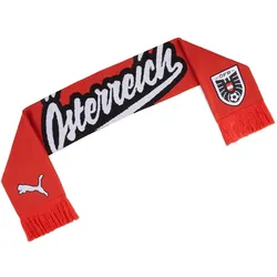 PUMA ÖFB Österreich Culture Fan-Schal 02 - PUMA black/burnt red