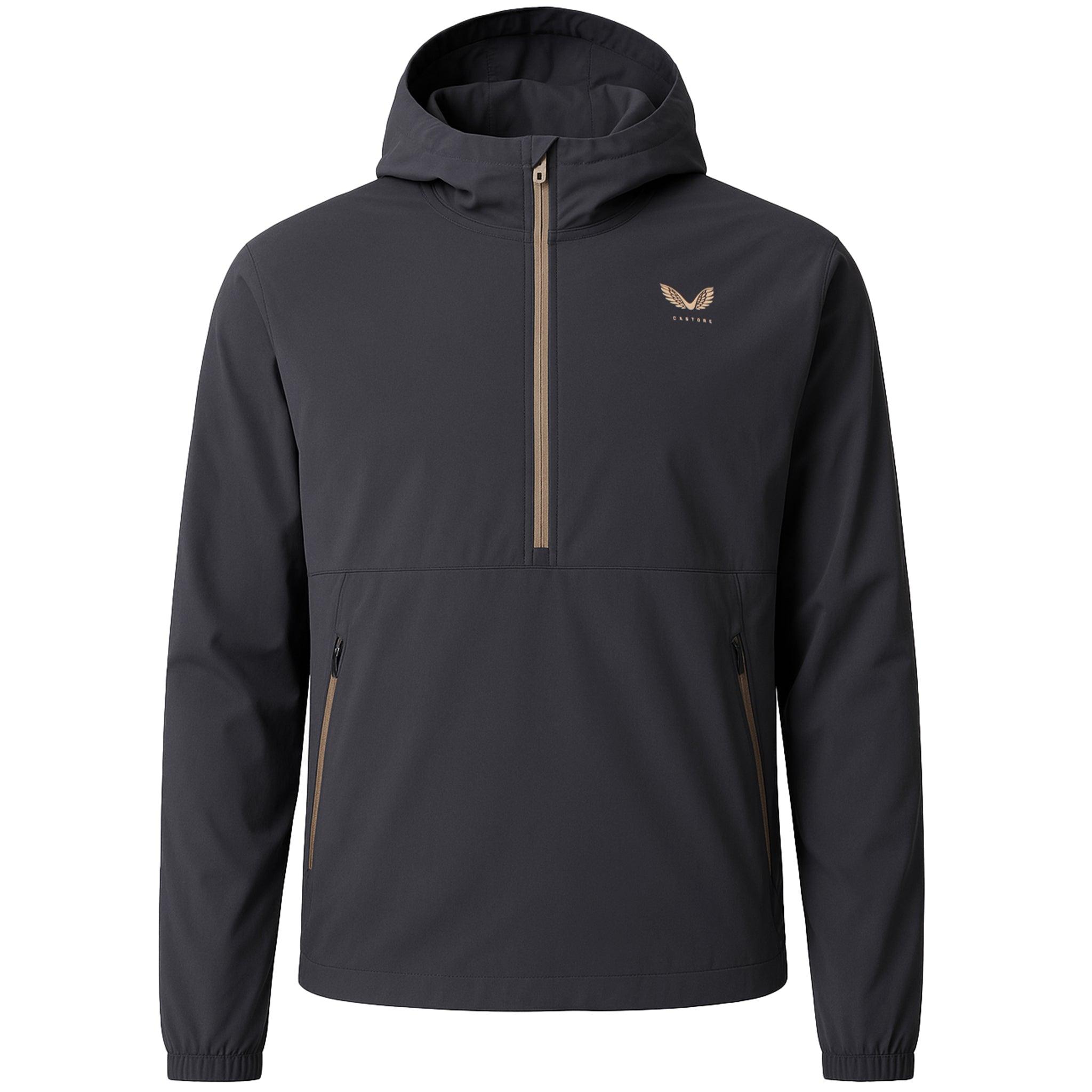 Castore Logo Herren schwarze Softshell-Jacke