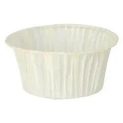 Papstar 250 Muffins-Backförmchen Ø 5 cm · 3,2 cm weiss