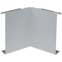 Hager BRS0802IVERZ Inneneck-Abdeckung zu Brüstungskanal BRS Oberteil 80mm aus Stahlblech verzinkt