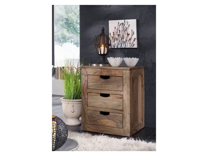 Meuble d'appoint 45x40 Palissandre huilé Gris taupe NATURE GREY #714