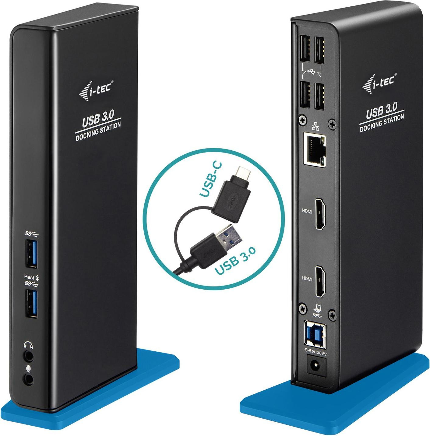 iTEC USB 3.0 Docking Station met dubbele HDMI-aansluiting
