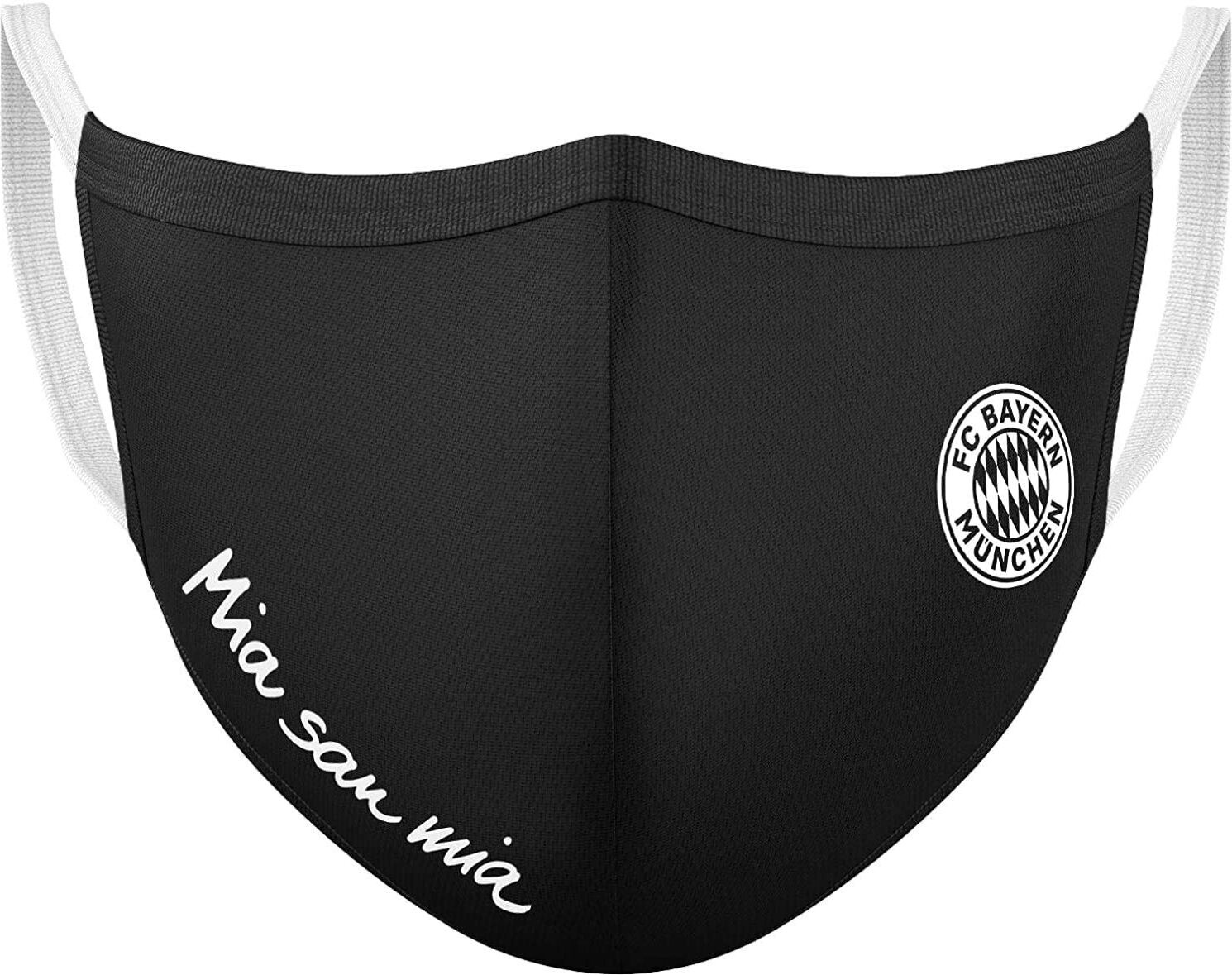 FC Bayern München mondmasker met neusclip, zwart