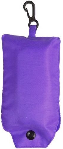 Sac shopping pliable personnalisé Vera polyester pourpre