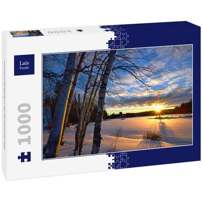 Lais Puzzle Sonnenuntergang in der Winterlandschaft 1000 Teile
