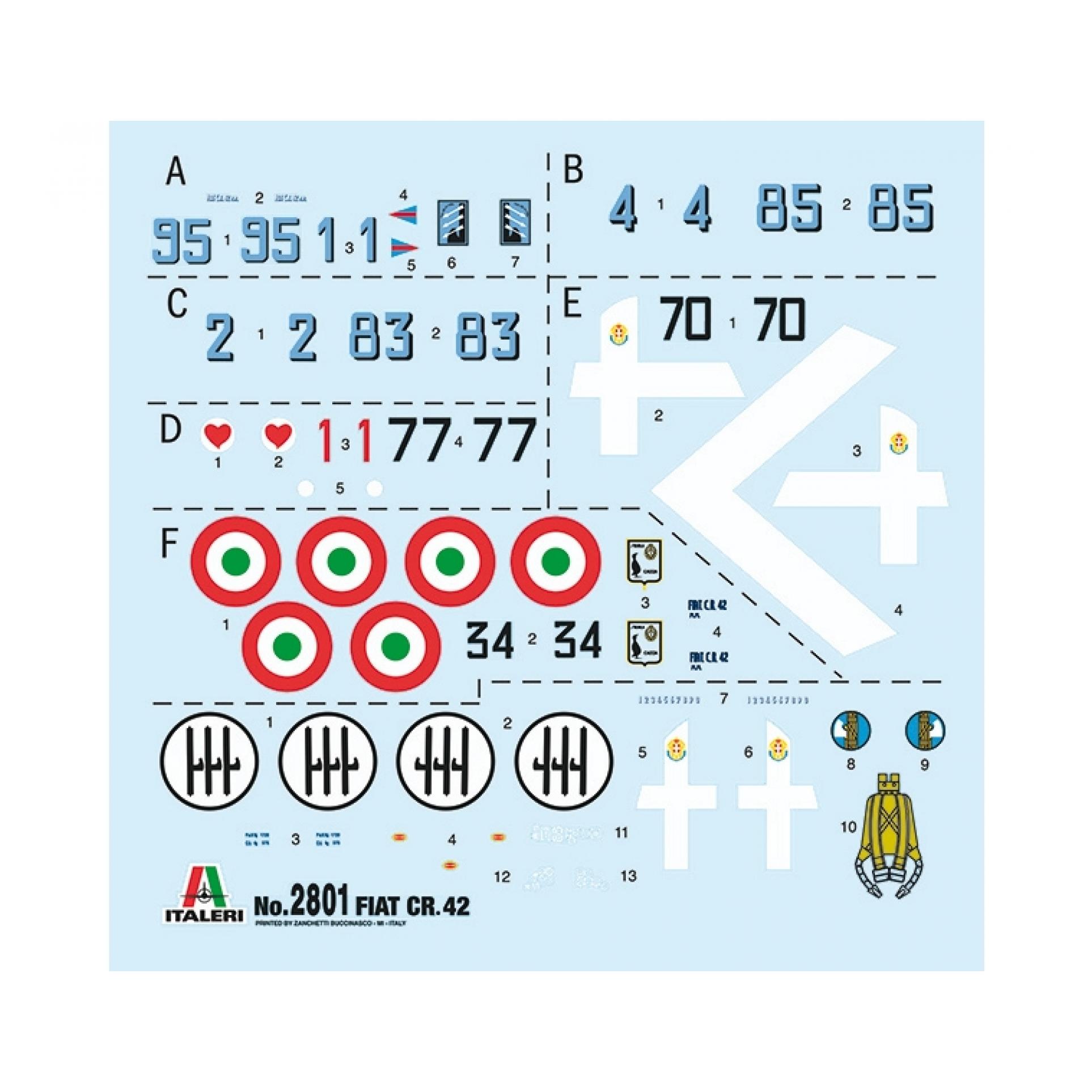 Other 1:48 FiatCR.42"Battle of Britain 80thA." (510002801)