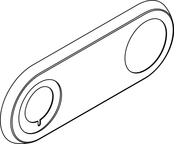 Ideal Standard UP WT-Wand MELANGE, Chrom A962078AA