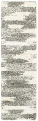Style Haven Harrison Grey and Ivory Dappled Shag Rug