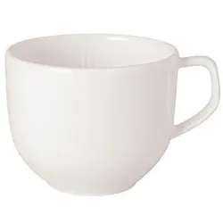 6er-Set Villeroy & Boch Kaffeetasse Afina 150 ml Premium Porcelain Weiß