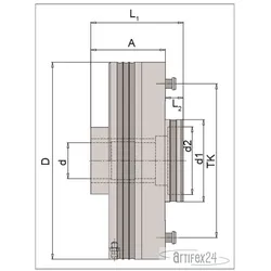 AKE Fixmatic P Schnellspannsystem 192X40DKN - 003819246