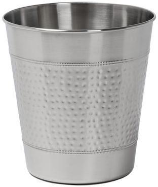 happimess Riley Hammered Steel Accent 2-Gallon Wastebasket