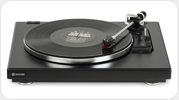 Rekkord Audio Rekkord F 400 *kirsche* vollautomatischer Plattenspieler mit Ortofon 2M Red RE29107