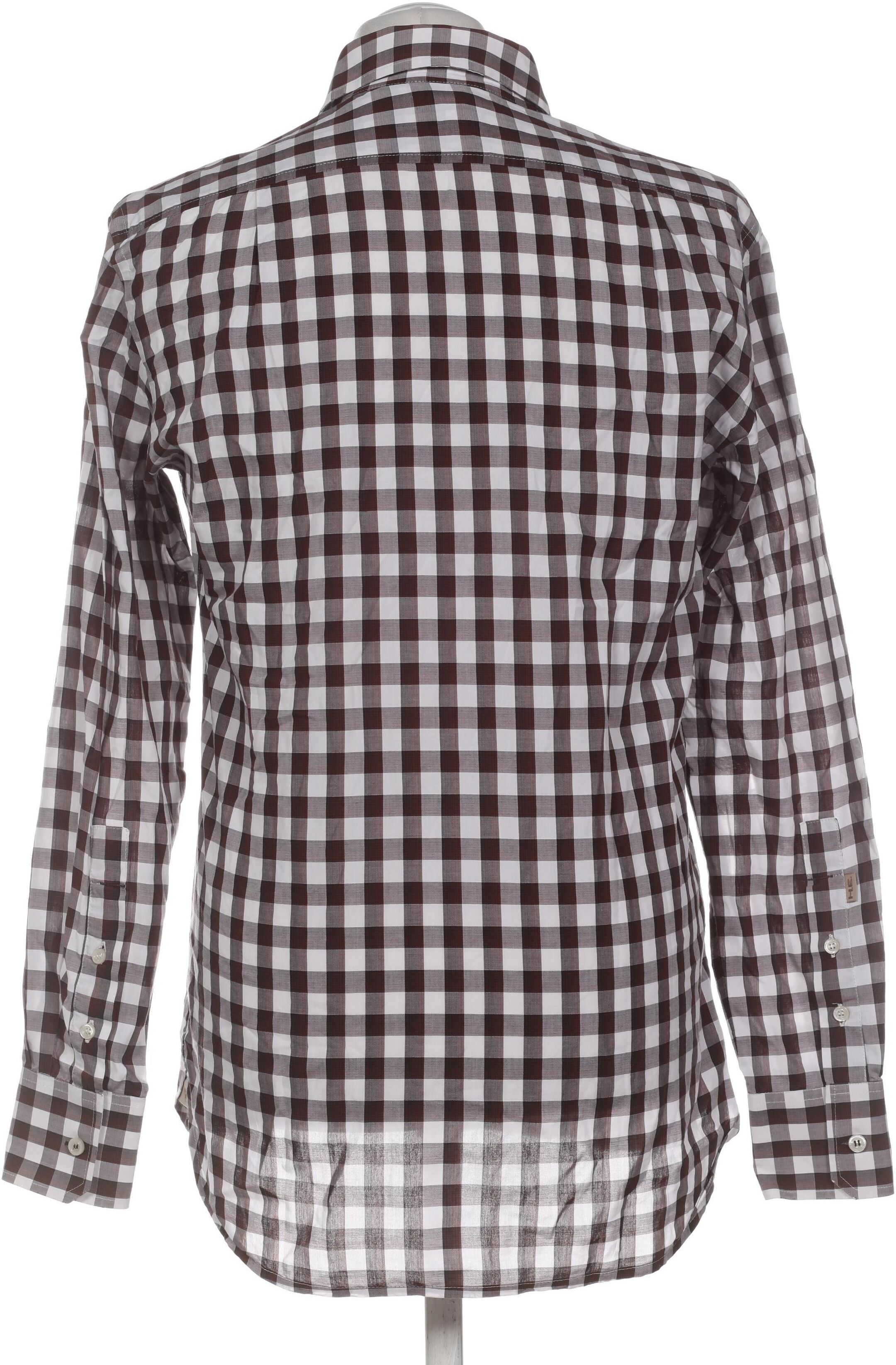 Mango Herren Hemd, Braun, Gr. XS, Baumwolle - Second Hand