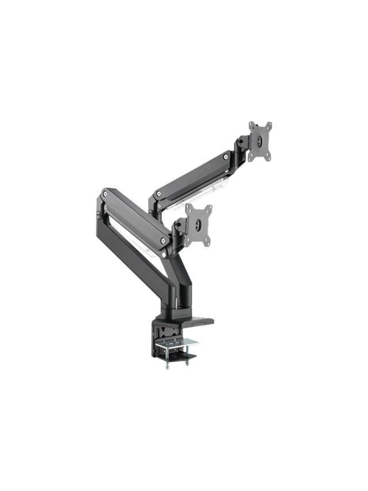 DIGITUS Dual Gas Spring Monitor Desk Mount - Max 30 kg - recommended for 15"-35"