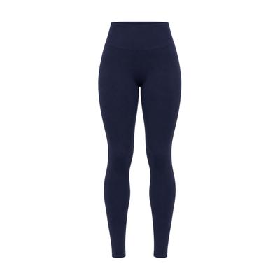 Leggings FABLETICS "Fabletics Tights SEAMLESS SCRUNCH LEGGING", Damen, Gr. XS, Normalgrößen, blau (deep navy), Sportlich, regular fit, Hosen Leggings, aus elastischem Material