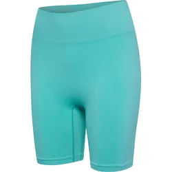HUMMEL hmlALIVE SEAMLESS HIGH WAIST SHORTS pool blue XL