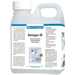 Reiniger M | kraftvoller Spezialreiniger, nicht brennbar | 1 L | farblos, transparent