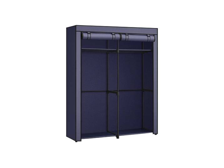 Hansiro Garderobe Lisbon, Blau, Kunststoff, 140x174x43 cm, Garderobe, Garderobensets & -serien, Garderoben-Set