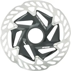 Bremsscheibe K-Force WE Centerlock, FSA, Größe: 160 mm, Farbe: Schwarz/silber, VE: 1 Stk.