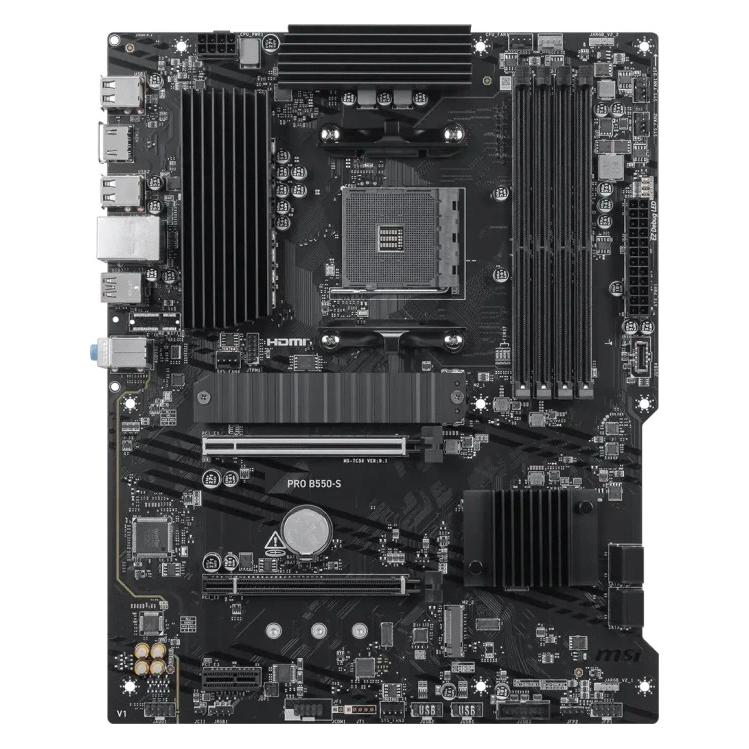 MSI B550-S (B550,AM4,ATX,DDR4 (AM4, AMD B550, ATX) (7C56-098R)