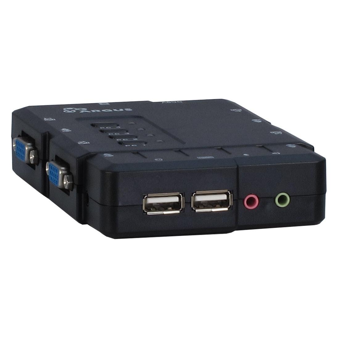 Intertech 4-Port KVM-Switch, VGA USB (88887167)