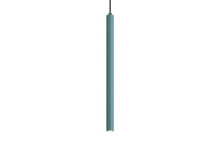 Qazqa Suspension Moderne Bleue Avec Plaque De Plafond Intégrée -