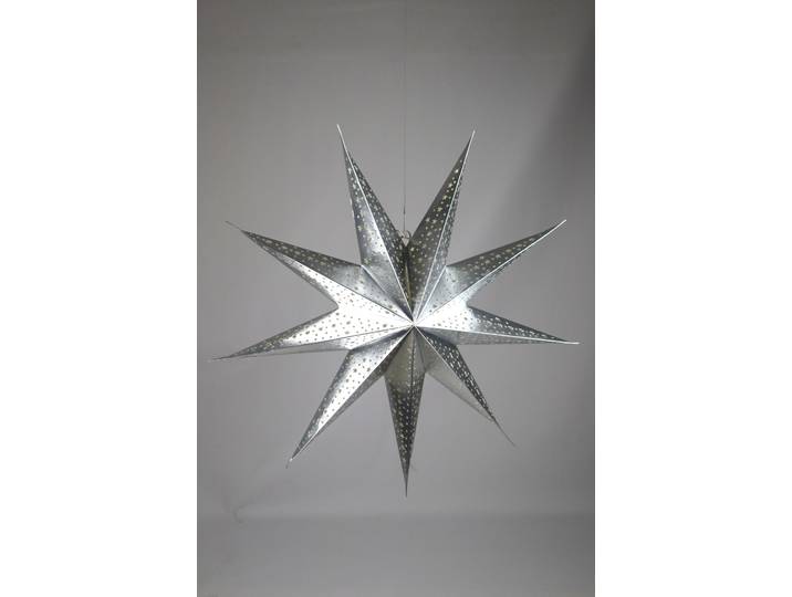 Dekostern AM DESIGN aus Papier , silber, B:60cm H:15cm, Papier, Dekosterne, Dekostern, 2er Set, BxH: 60x15 cm