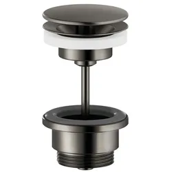 Damixa Ablaufgarnitur, Immer offen, Graphit PVD, 238605500 238605500